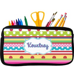 Ribbons Neoprene Pencil Case (Personalized)