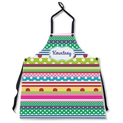 Ribbons Apron Without Pockets w/ Name or Text