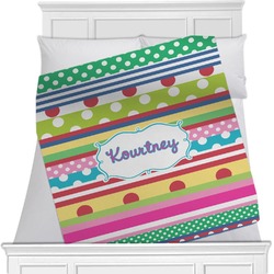 Ribbons Minky Blanket (Personalized)