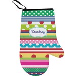 Ribbons Right Oven Mitt (Personalized)