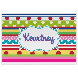 Ribbons Laminated Placemat w/ Name or Text
