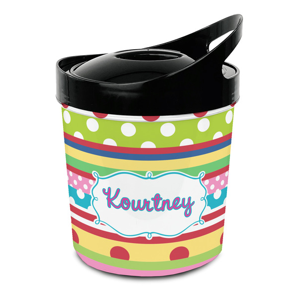 Custom Ribbons Plastic Ice Bucket (Personalized)