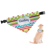 Ribbons Dog Bandana - XLarge (Personalized)