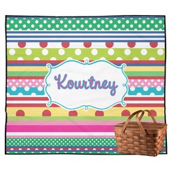 Ribbons Outdoor Picnic Blanket (Personalized)