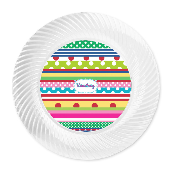 Ribbons Plastic Party Dinner Plates - Approval