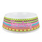 Ribbons Plastic Dog Bowl - Medium (Personalized)