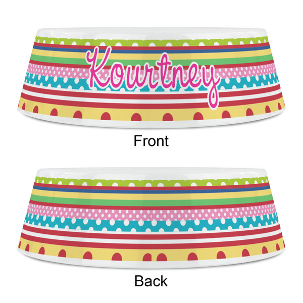 Ribbons Plastic Pet Bowls - Small - APPROVAL