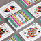 Ribbons Playing Cards - Front & Back View