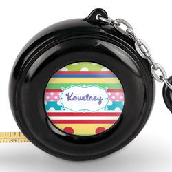 Ribbons Pocket Tape Measure - 6 Ft w/ Carabiner Clip (Personalized)