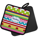 Ribbons Pot Holder w/ Name or Text