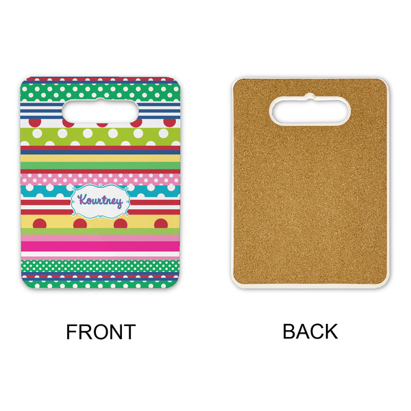 Ribbons Rectangle Trivet with Handle - APPROVAL