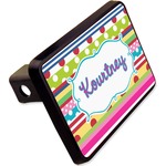 Ribbons Rectangular Trailer Hitch Cover - 2" (Personalized)