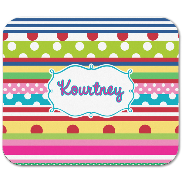 Ribbons Rectangular Mouse Pad - APPROVAL