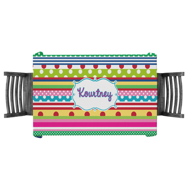 Custom Ribbons Tablecloth - 58"x58" (Personalized)