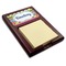 Ribbons Red Mahogany Sticky Note Holder (Personalized)