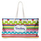 Ribbons Large Tote Bag with Rope Handles (Personalized)