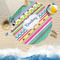 Ribbons Round Beach Towel Lifestyle