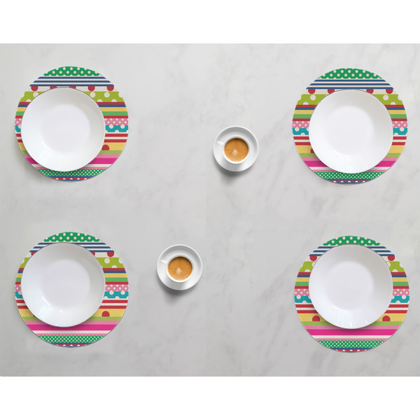 Ribbons Round Linen Placemats - LIFESTYLE (set of 4)