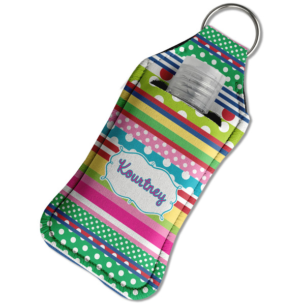 Ribbons Sanitizer Holder Keychain - Large in Case