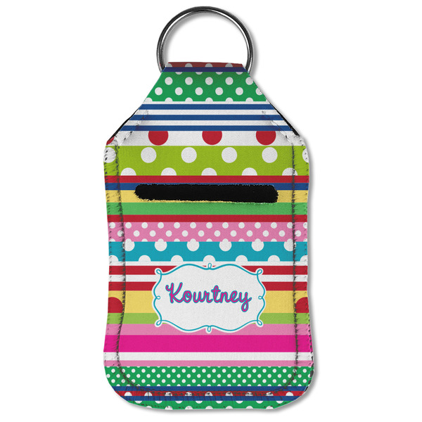 Ribbons Sanitizer Holder Keychain - Small (Front Flat)