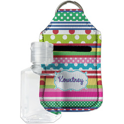 Ribbons Hand Sanitizer & Keychain Holder - Small (Personalized)