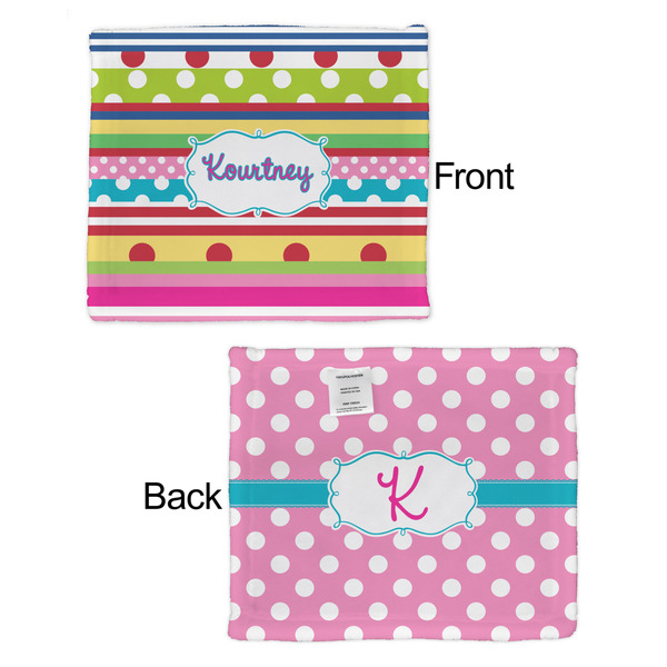 Ribbons Security Blanket - Front & Back View