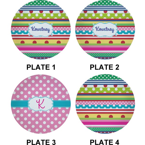 Ribbons Set of Appetizer / Dessert Plates (Approval)