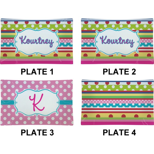 Ribbons Set of Rectangular Dinner Plates (Approval)