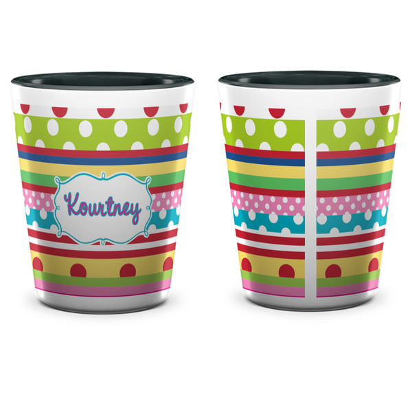 Ribbons Shot Glass - Two Tone - APPROVAL