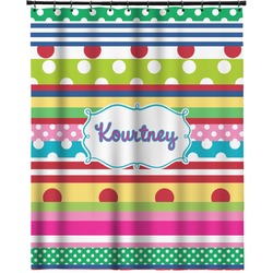 Ribbons Extra Long Shower Curtain - 70"x84" (Personalized)