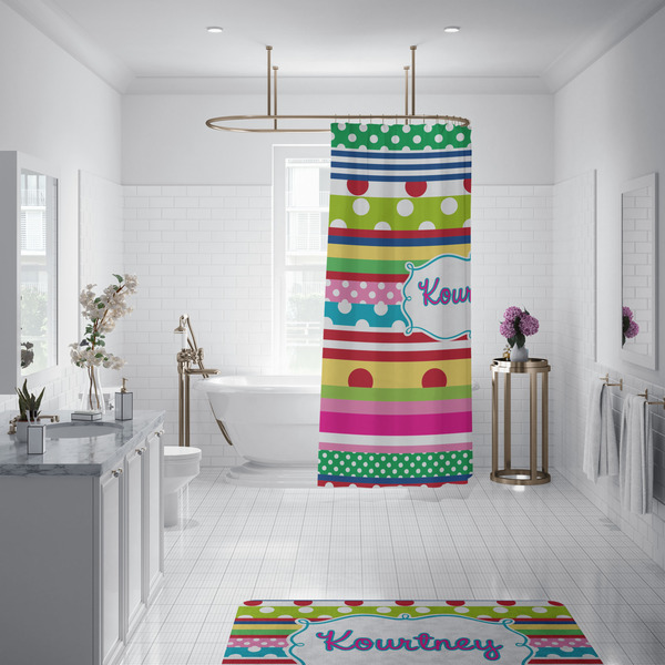 Ribbons Shower Curtain - Custom Size