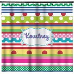 Ribbons Shower Curtain - Custom Size (Personalized)
