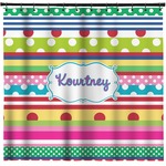 Ribbons Shower Curtain (Personalized)