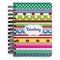 Ribbons Spiral Notebook - 5x7 w/ Name or Text
