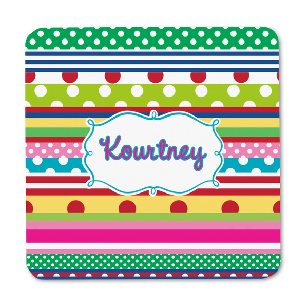 Ribbons Square Fridge Magnet - FRONT