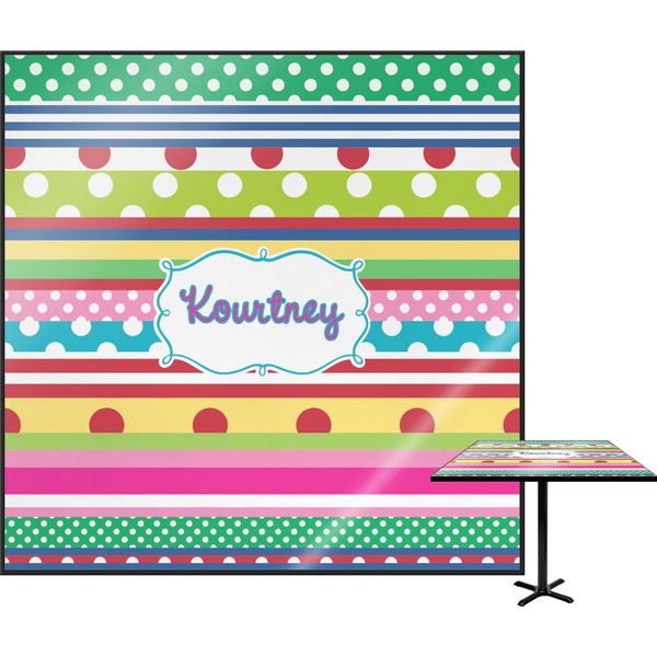 Custom Ribbons Square Table Top (Personalized)