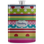 Ribbons Stainless Steel Flask (Personalized)