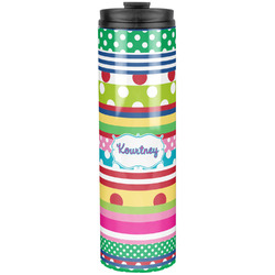 Ribbons Stainless Steel Skinny Tumbler - 20 oz (Personalized)