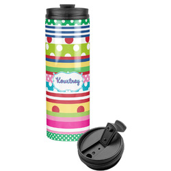 Ribbons Stainless Steel Skinny Tumbler (Personalized)
