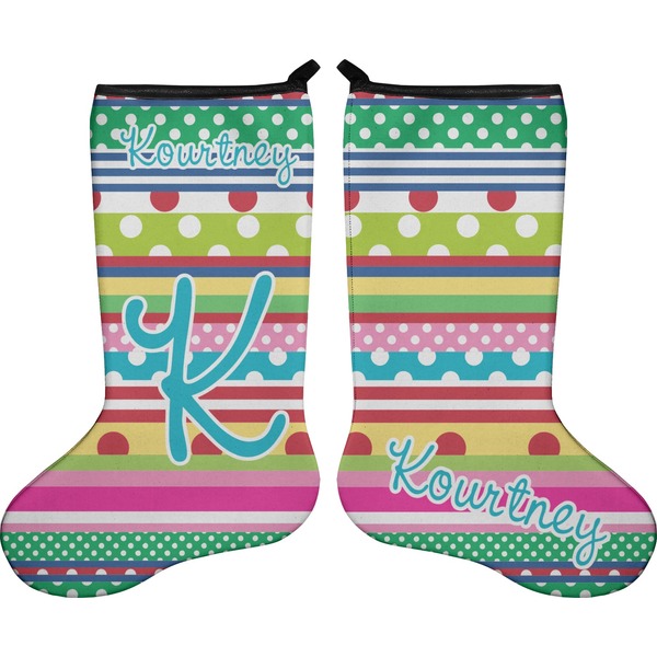 Ribbons Stocking - Double-Sided - Approval