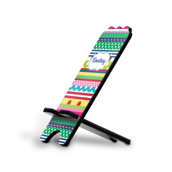 Custom Ribbons Stylized Cell Phone Stand - Large (Personalized)