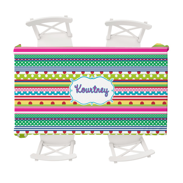 Custom Ribbons Tablecloth - 58"x102" (Personalized)