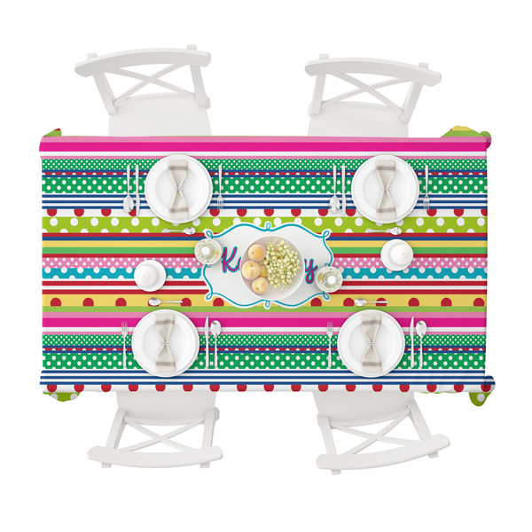 Ribbons Tablecloths (58"x102") - TOP VIEW