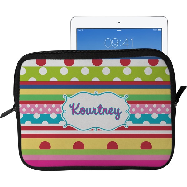 Custom Ribbons Tablet Case / Sleeve - Large (Personalized)