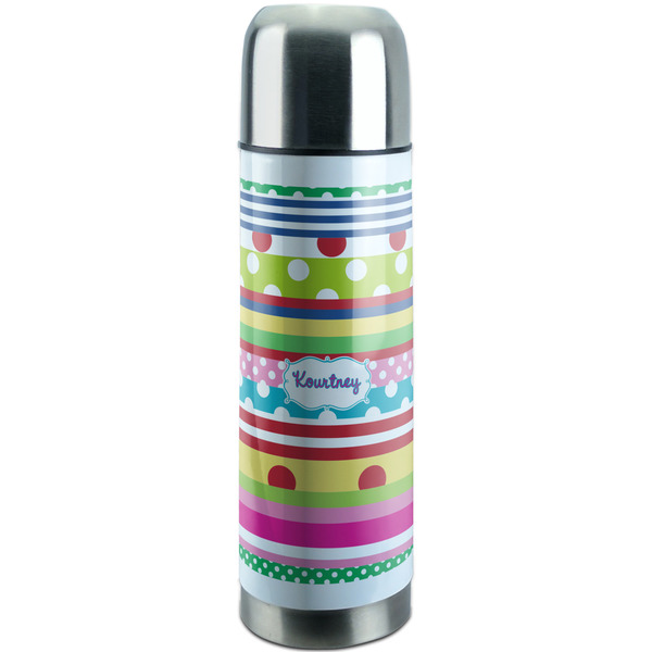 Custom Ribbons Stainless Steel Thermos (Personalized)