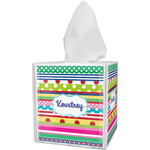 Ribbons Tissue Box Cover (Personalized)