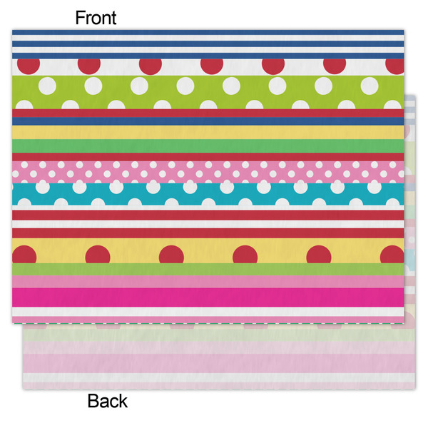 Ribbons Tissue Paper - Lightweight - Medium - Front & Back