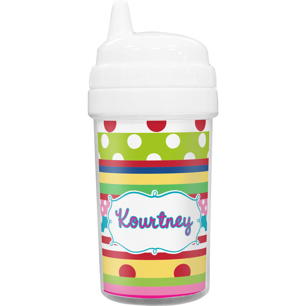 Custom Ribbons Toddler Sippy Cup (Personalized)