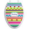 Ribbons Toilet Seat Decal Elongated