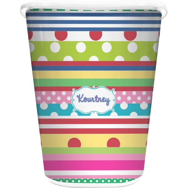 Custom Ribbons Waste Basket (Personalized)